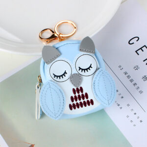 Classic Owl Coin Purse-Blue