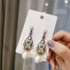 Wholesale Baroque Resort Vintage Alloy Earrings