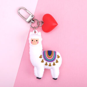 White Alpaca + Silver Buckle + Red Love / Single OPP bag packaging