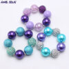 Wholesale Kids Plastic Beads Bracelet