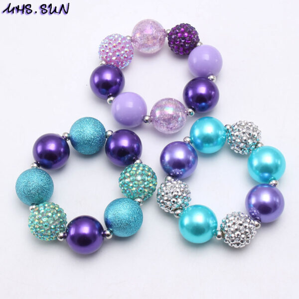 Wholesale Kids Plastic Beads Bracelet