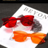 12029308356_294450922 Wholesale PC Candy Color Adult All In One Rimless Sunglasses