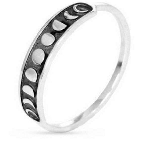 Wholesale Vintage Moon Missing Full Moon Alloy Rings