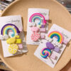 12141816249_1673873552 Wholesale Rainbow Lollipop Cloud Hair Clip Set