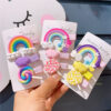 12179095249_1673873552 Wholesale Rainbow Lollipop Cloud Hair Clip Set
