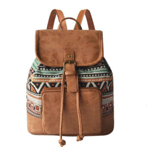 Wholesale PU Retro Western Style Backpack