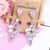 12212213132_1953434383 Wholesale Crystal Rhombus Zinc Alloy Earrings
