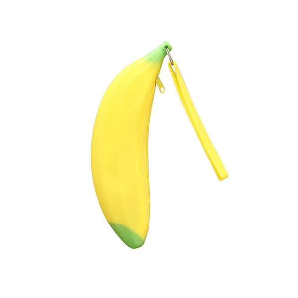 Wholesale Silicone Banana Zero Wallet Key Chain