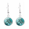 12281931194_212103856 Wholesale Teal Turtle Alloy Earrings