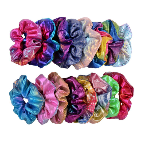12284184292_199313434 Wholesale Laser Fabric Hair Scrunchies