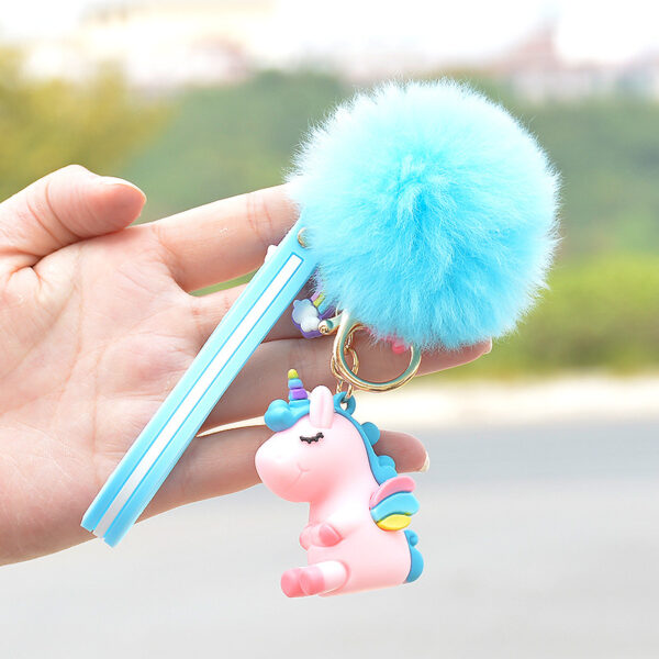 Wholesale Unicorn Plush Cartoon Doll Keychains