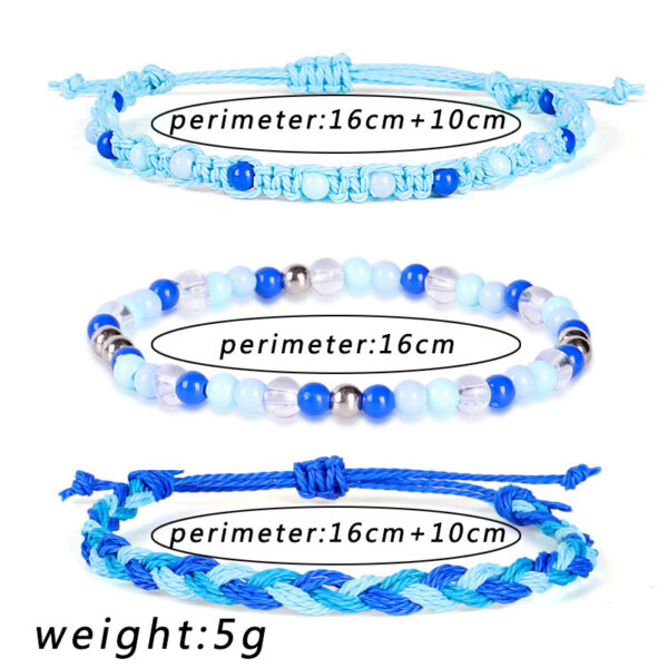 Wholesale Bohemian Colorful Beaded Bracelet Set of 3