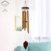 Wholesale Aluminum Tube Rotating Pine Wind Chimes