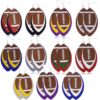 Wholesale Three Layer Rugby Earrings