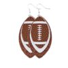 Wholesale Three Layer Rugby Earrings