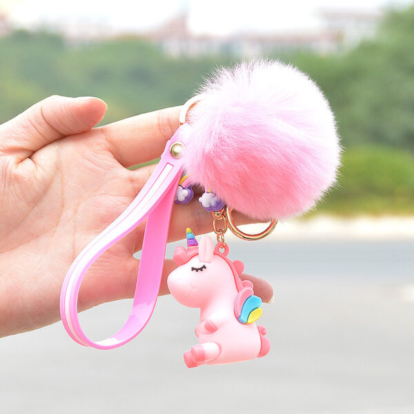 Wholesale Unicorn Plush Cartoon Doll Keychains