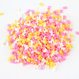 No. 23: A bow tie (pink, white and yellow) / 20g (sample)