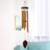 Wholesale Aluminum Tube Rotating Pine Wind Chimes