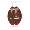 Wholesale Three Layer Rugby Earrings