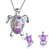 12385715267_384232189-1 Wholesale Turtle Alloy Necklaces Jewelry Set