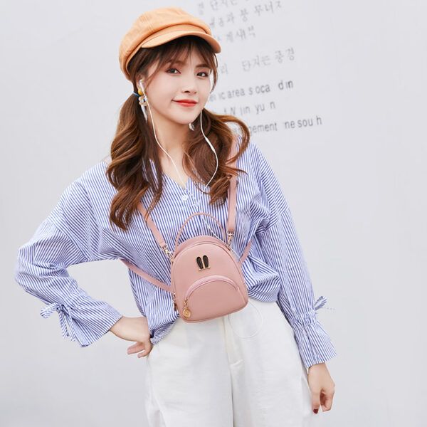 Wholesale Rabbit Ear PU Mini Backpack
