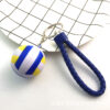 Wholesale Simulation Volleyball Keychain PU Leather Rope