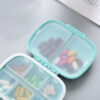 Wholesale PP Portable 8-compartment Sealed Medicine Box