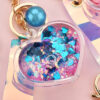 12482713342_1340153932 Wholesale Acrylic Oil Bottle Quicksand Love Keychain
