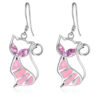 Wholesale Creative Cat Alloy Earrings