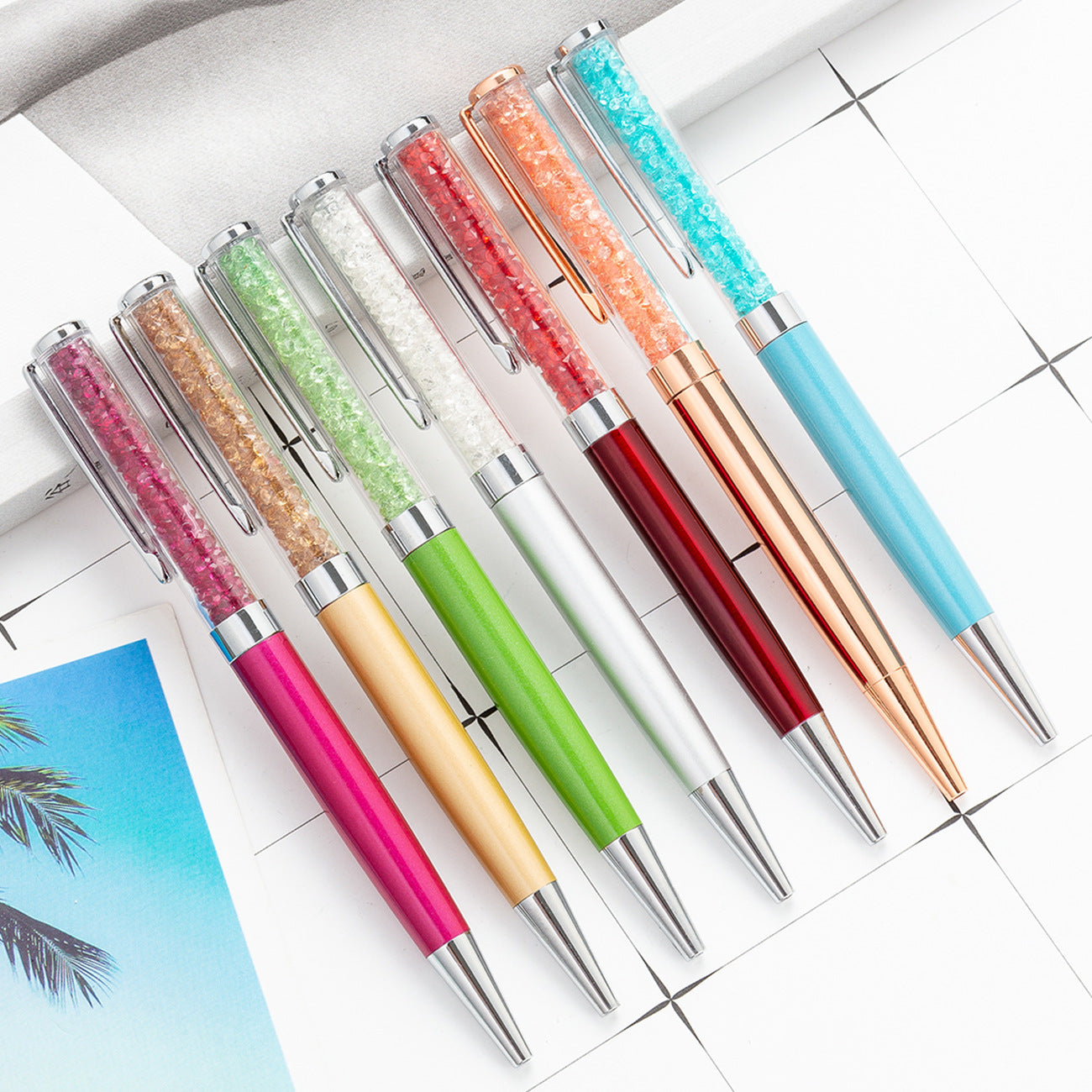 Wholesale Whole Pens Colorful Crystal Pen Fashion Diamond Pen
