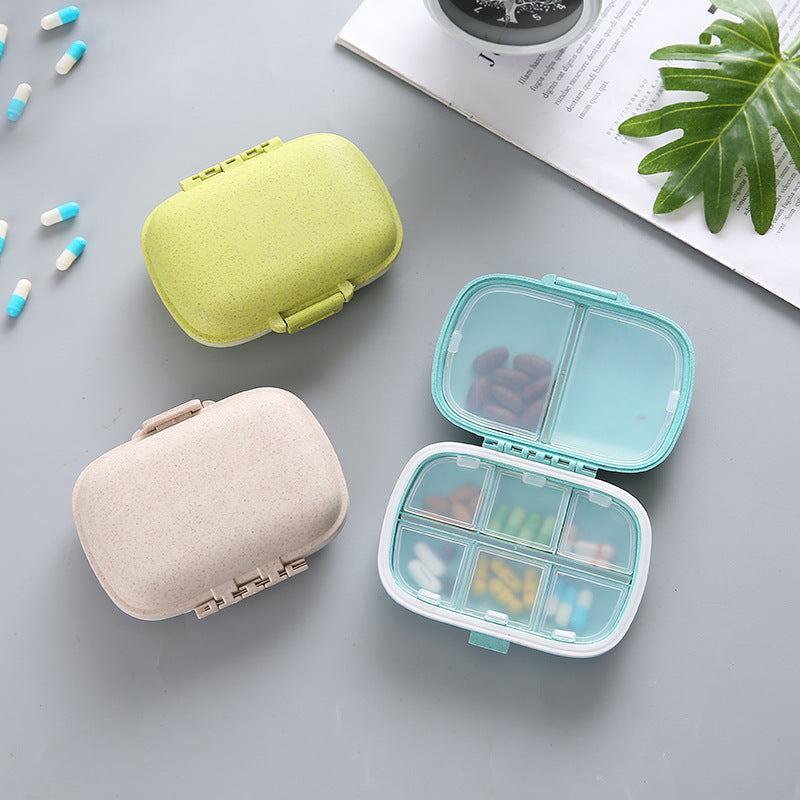 Wholesale PP rtable 8-compartment Sealed Medicine Box