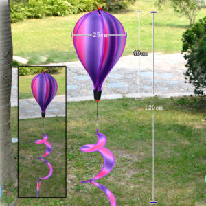 Hot Air Balloon (Clouds Purple)