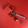 Wholesale Metal Strawberry Bell Keychain