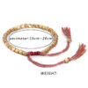 Wholesale Copper Bead Pull Tassel Bracelet