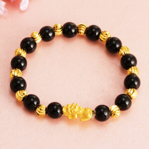8N black bracelet brave style three