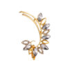 Wholesale Single Butterfly Crystal Ear Clip Alloy Earrings