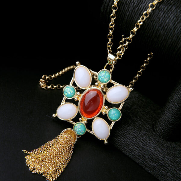 12584911360_1128138252 Wholesale Alloy Hollow Flower Pendant Necklace