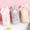 12615003660_2093710960 Wholesale Cat Paw Plush Pencil Bag