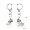 12643526994_679221165 Wholesale Pair of Rainbow Zinc Alloy Keychains