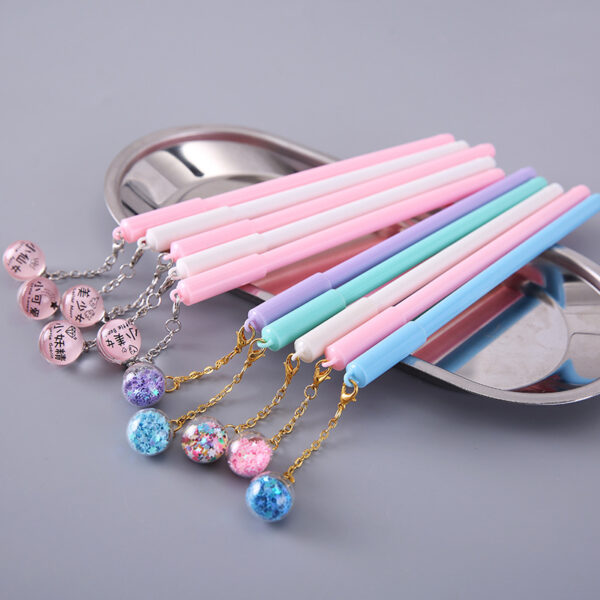 Wholesale Plastic Glass Pendant Ballpoint Pen