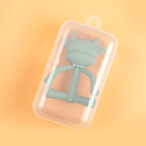 With packaging gray green