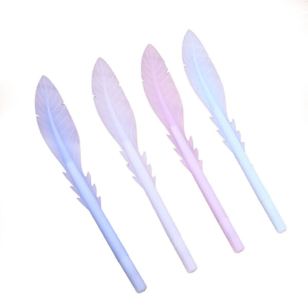Wholesale Silicone Feather Gel Pen