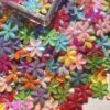 Wholesale 35g mixed color five-star peach heart leaves, maple leaves, flower glitter, slime crystal mud, drip glue, handmade DIY material