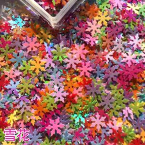 Mixed color snowflake 35g