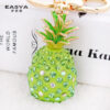 12723961984_949518863 Wholesale Acrylic Rhinestone Pineapple Shape Keychain