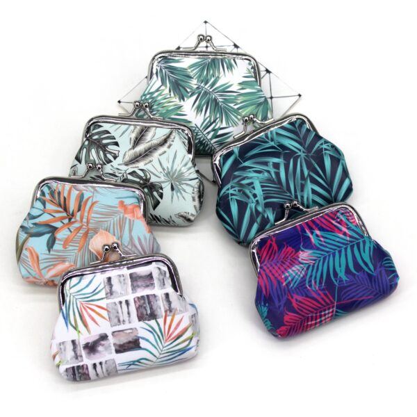 12726302295_1744843097 Wholesale PU Small Fresh Leaf Coin Purse