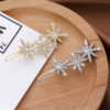 wholesale Alloy Snowflake Star Hair Clip