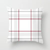 Wholesale Scottish Red Plaid Throw Pillow Cover Home Sofa Pillow Cushion Cover