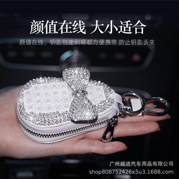 Wholesale Diamond Bow Car Keychain