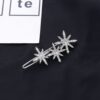 wholesale Alloy Snowflake Star Hair Clip